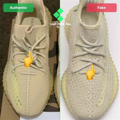 yeezy shoes original vs fake